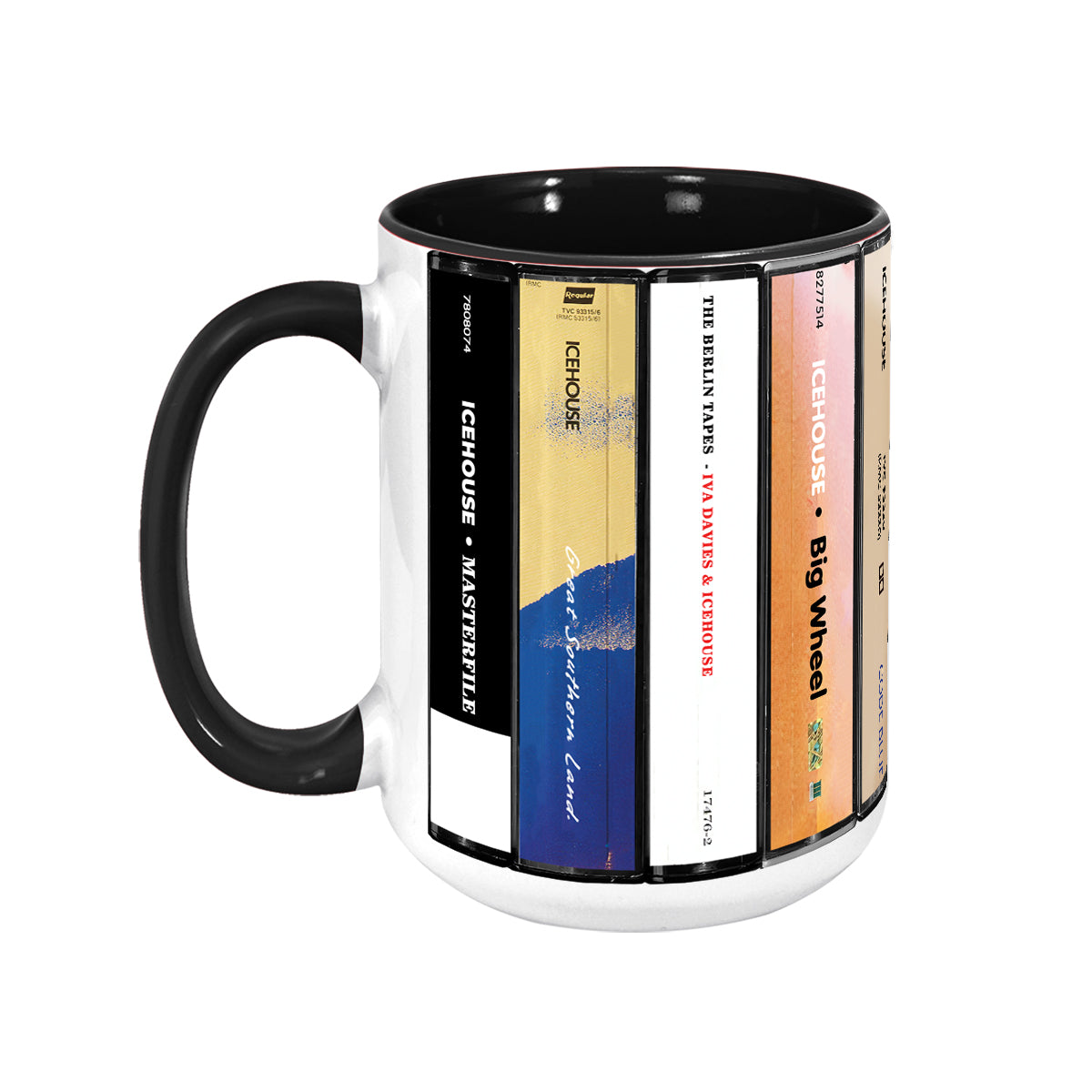 Icehouse Albums Cassette Collection Retro Accent Mug