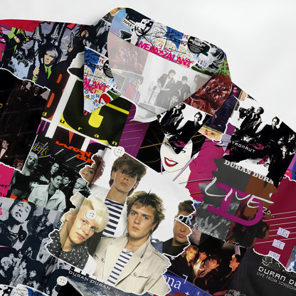 Duran Duran Albums Covers Collage Unisex Hawaiian Shirt