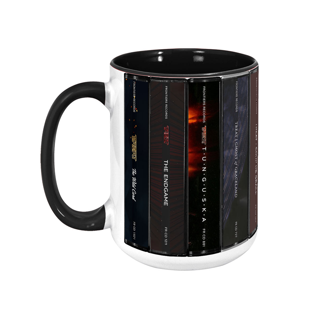 Treat Albums Cassette Collection Retro Accent Mug