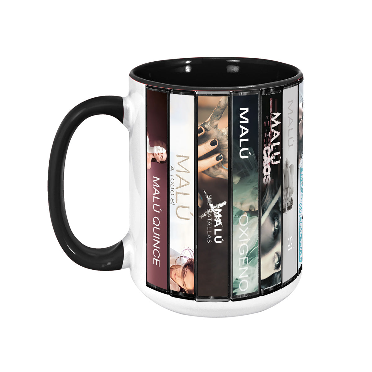 Malu Albums Cassette Collection Retro Accent Mug