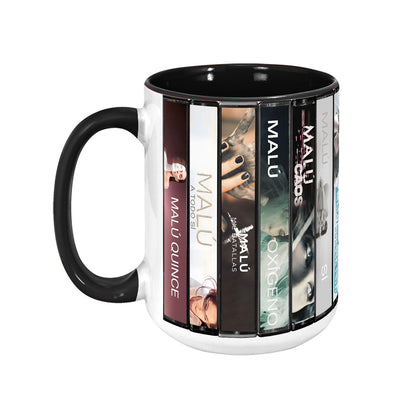 Malu Albums Cassette Collection Retro Accent Mug