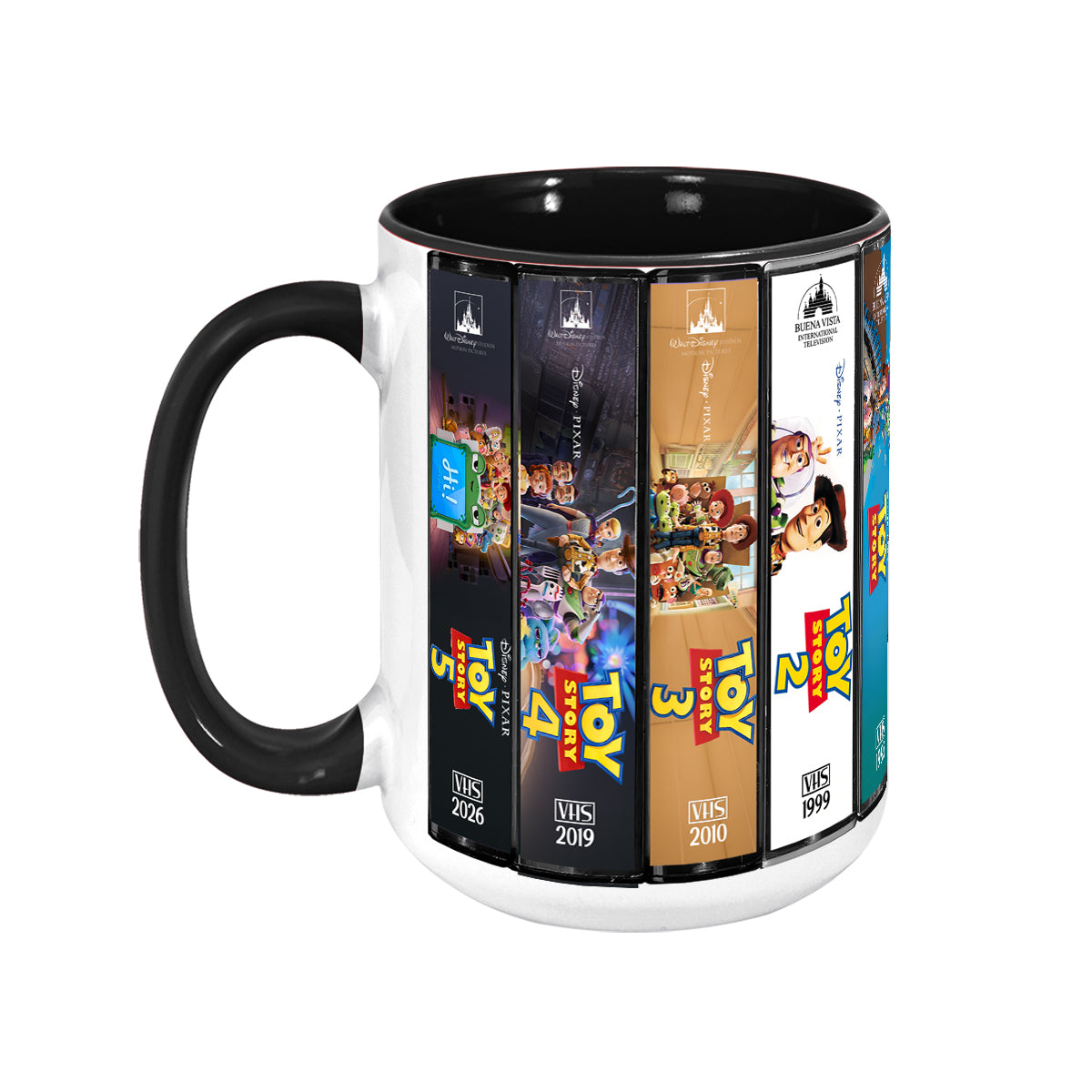 Toy Story VHS Movies Collection Accent Mug