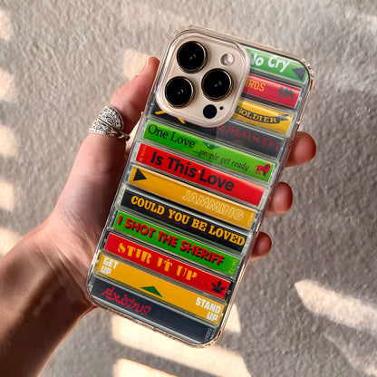 Bob Marley Music Cassette Collection Retro Phone Case