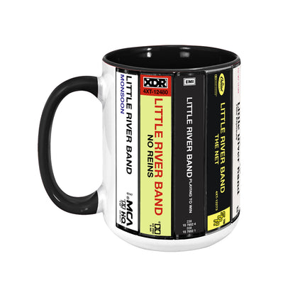Little River Band Albums Cassette Collection Retro Accent Mug