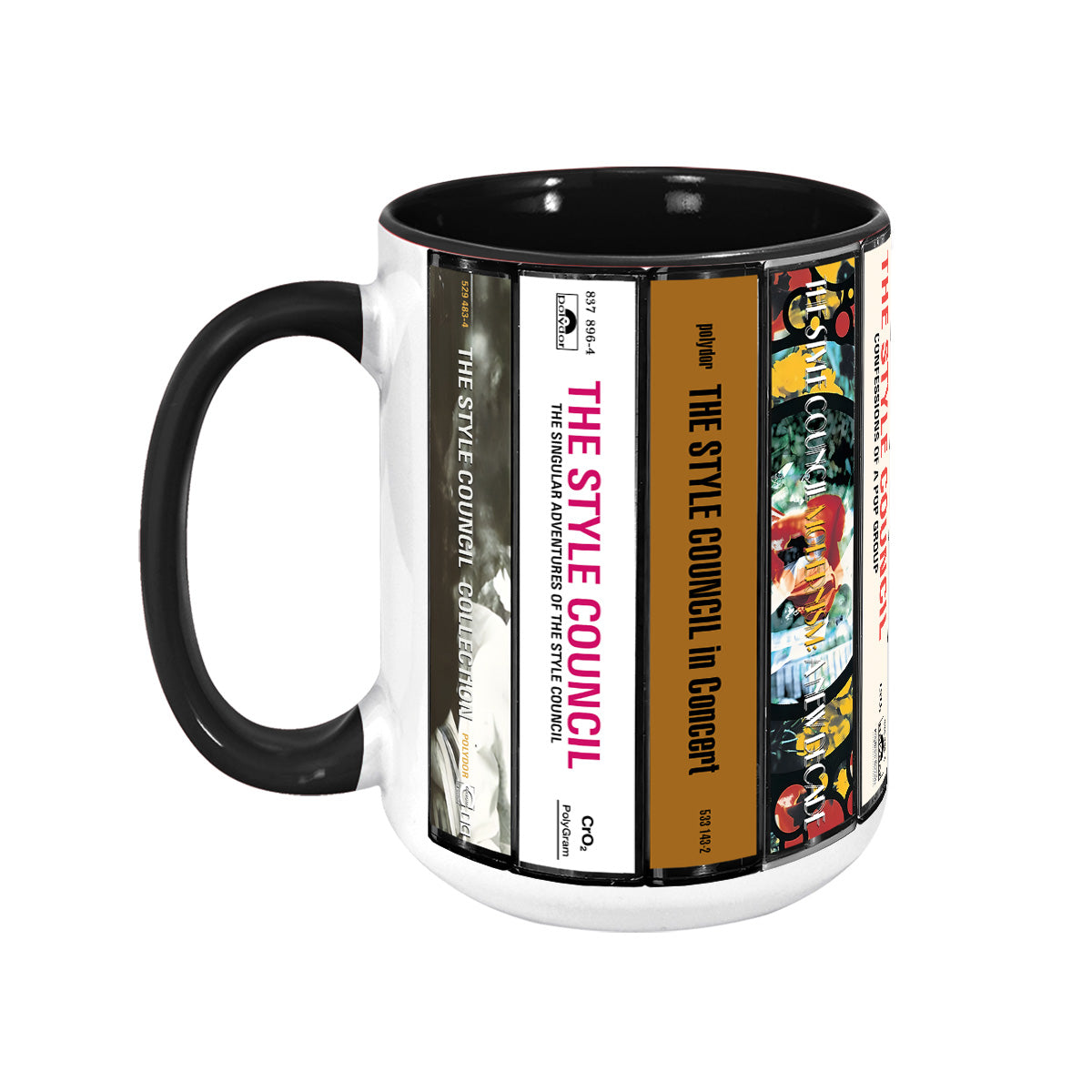 The Style Council Albums Cassette Collection Retro Accent Mug