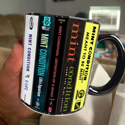 Mint Condition Albums Cassette Retro Collection Accent Mug