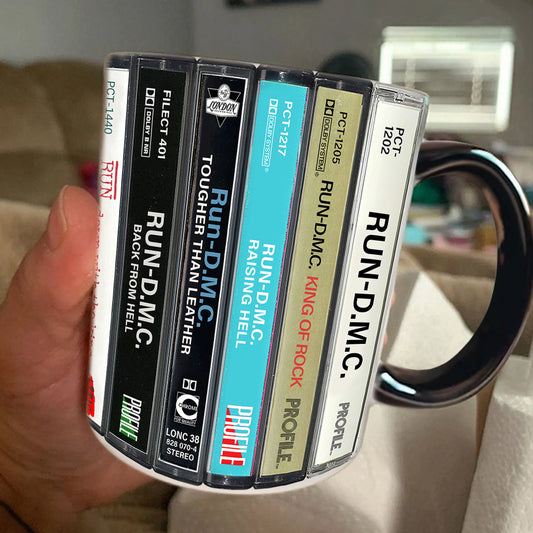 Run-D.M.C. Albums Cassette Retro Collection Accent Mug