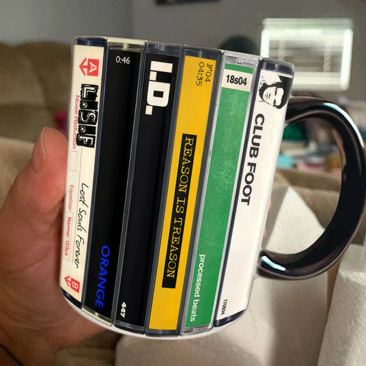 Kaskabian Albums Cassette Retro Collection Accent Mug