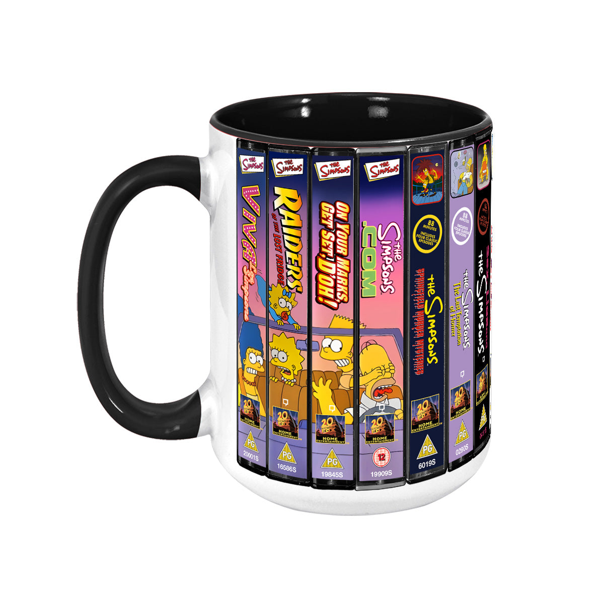 The Simpsons Classics VHS Collection Nostalgia Mug