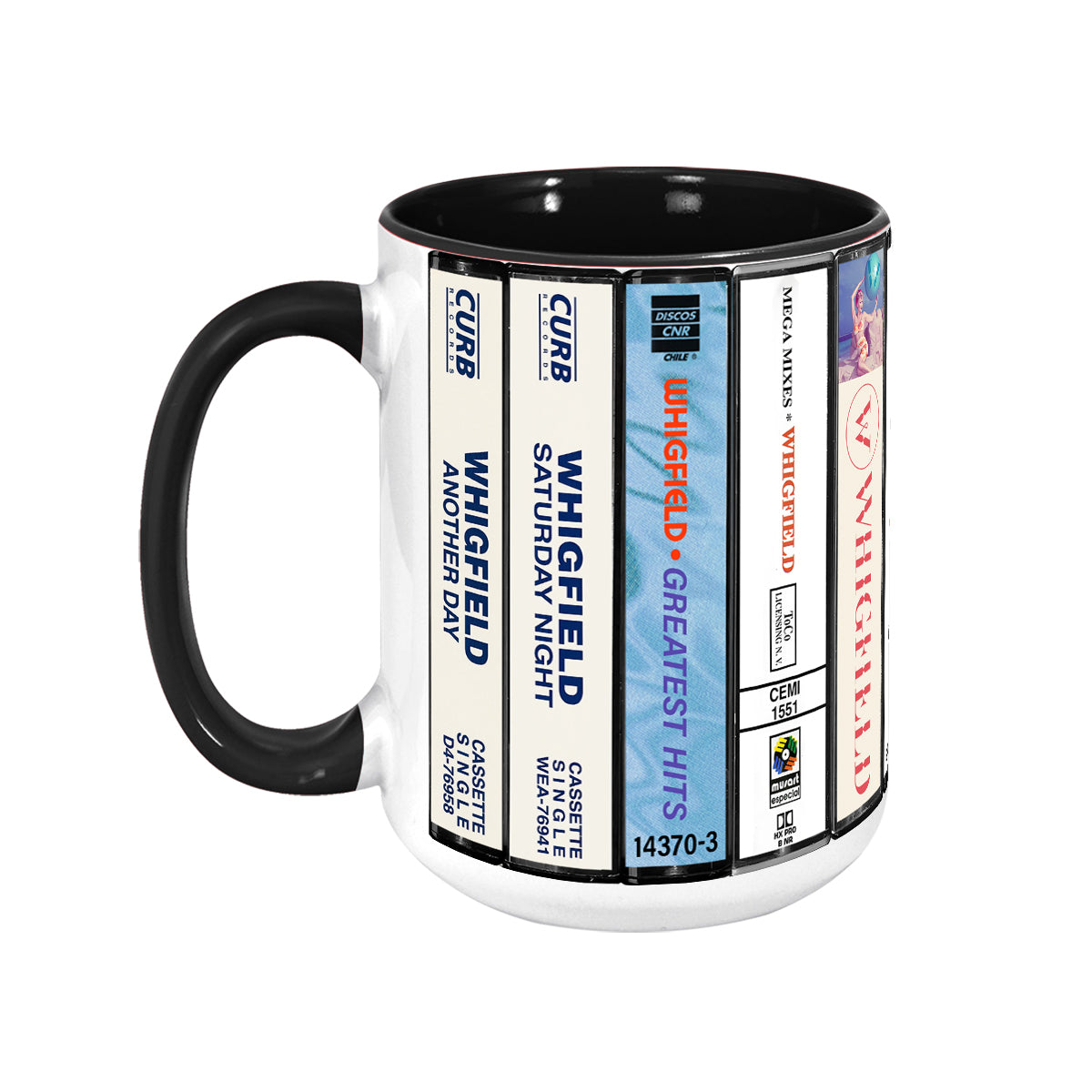 Whigfield Albums Cassette Collection Retro Accent Mug