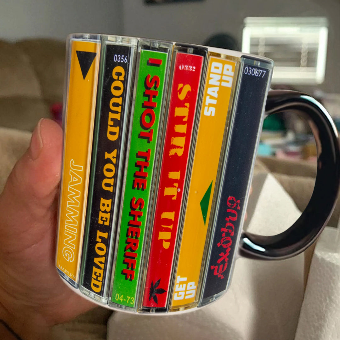 Bob Marley Music Cassette Retro Collection Accent Mug