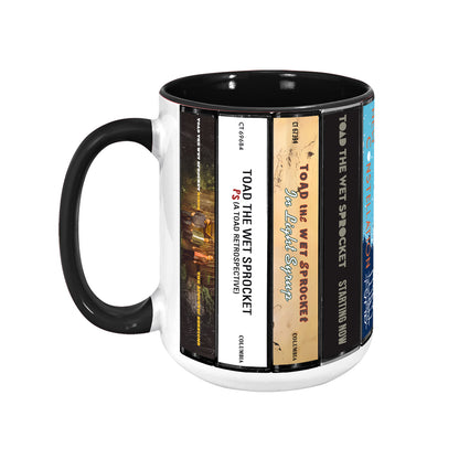 Toad the Wet Sprocket 10 Albums Cassette Collection Retro Accent Edge-to-Edge Printed Mug