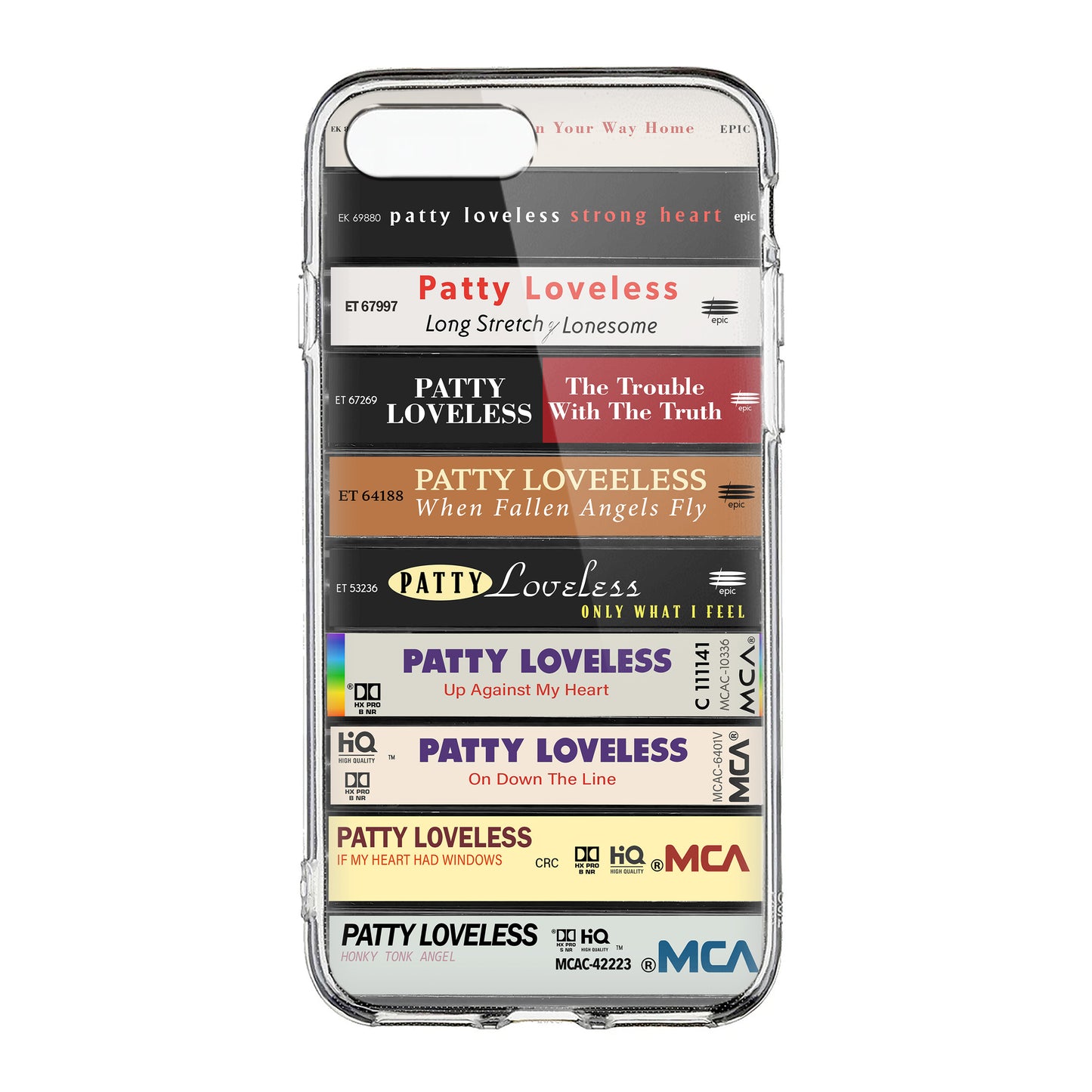 Patty Loveless Albums Cassette Collection Retro Phone Case