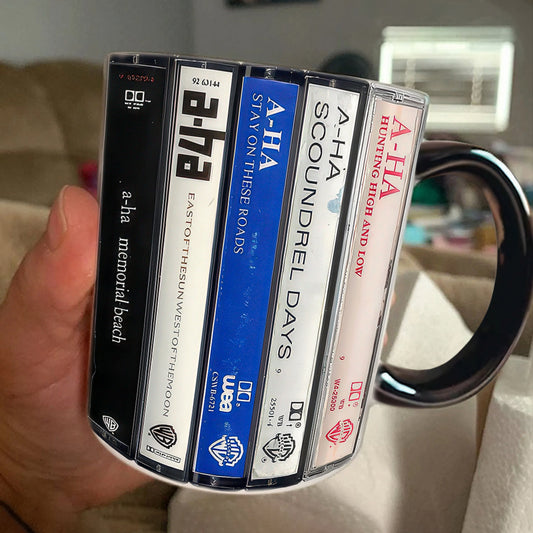 A-Ha Albums Cassette Retro Collection Accent Mug