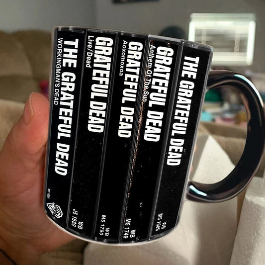 Grateful Dead Albums Cassette Retro Collection Accent Mug