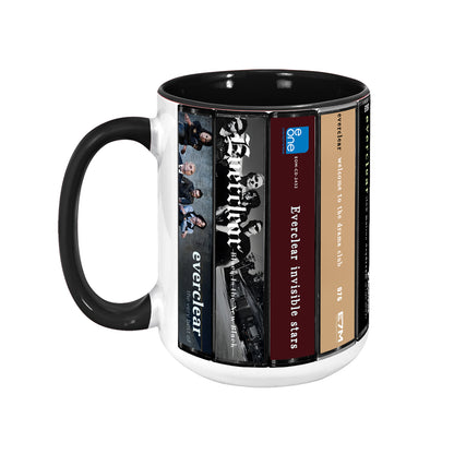Everclear Albums Cassette Collection Retro Accent Mug