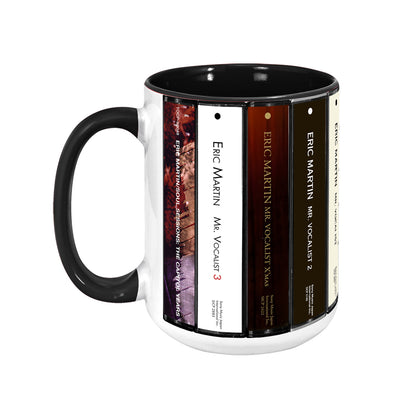 Eric Martin Albums Cassette Collection Retro Accent Mug