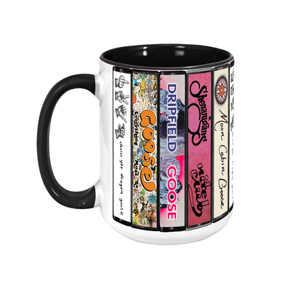 Goose Albums Cassette Collection Retro Accent Mug