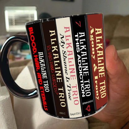 Alkaline Trio Albums Cassette Collection Retro Accent Mug
