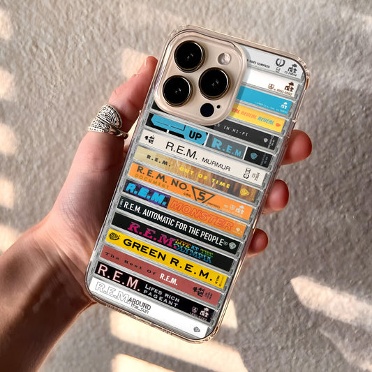 R.E.M Albums Cassette Collection Retro Phone Case