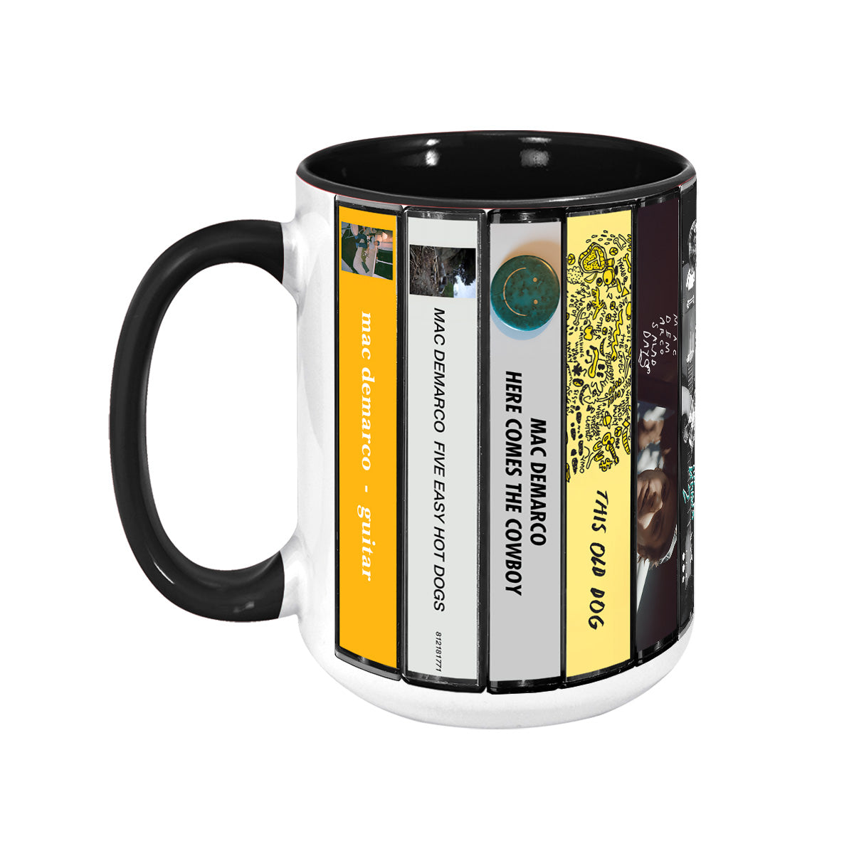 Mac DeMarco Albums Cassette Collection Retro Accent Mug