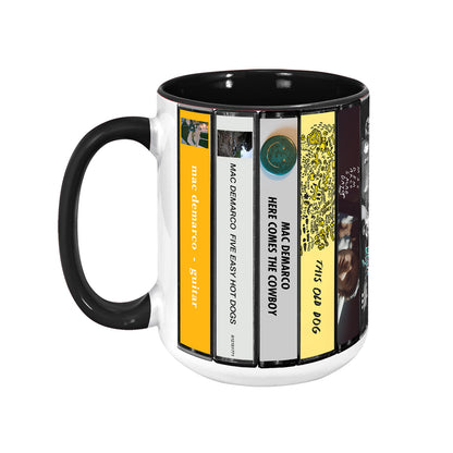 Mac DeMarco Albums Cassette Collection Retro Accent Mug