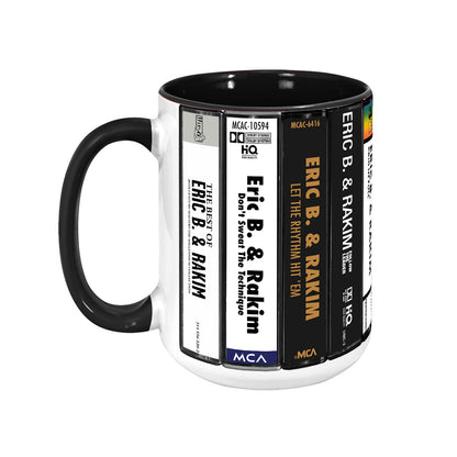 Eric B. & Rakim Albums Cassette Collection Retro Accent Mug