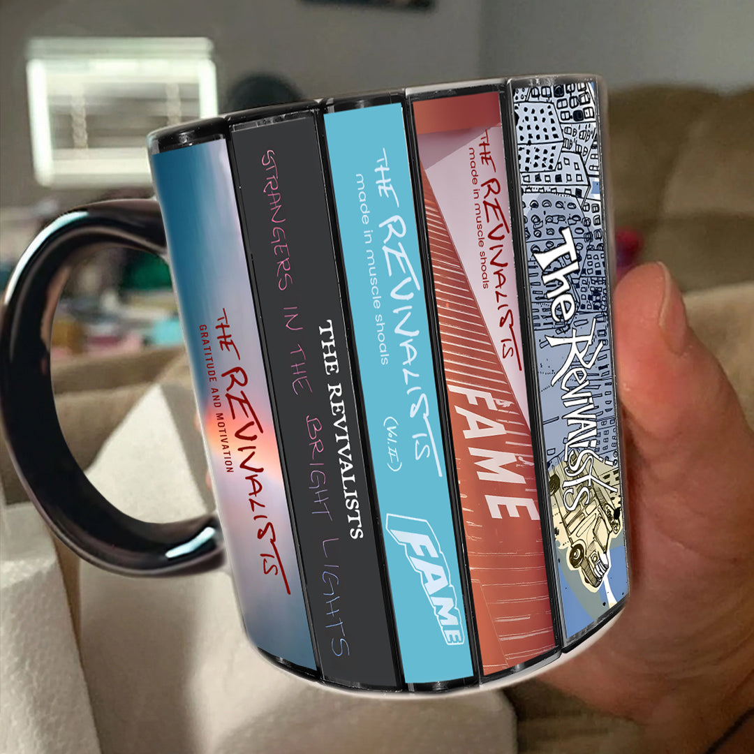 The Revivalists Albums Cassette Collection Retro Accent Mug