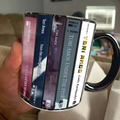 Tori Amos Albums Cassette Retro Collection Accent Mug