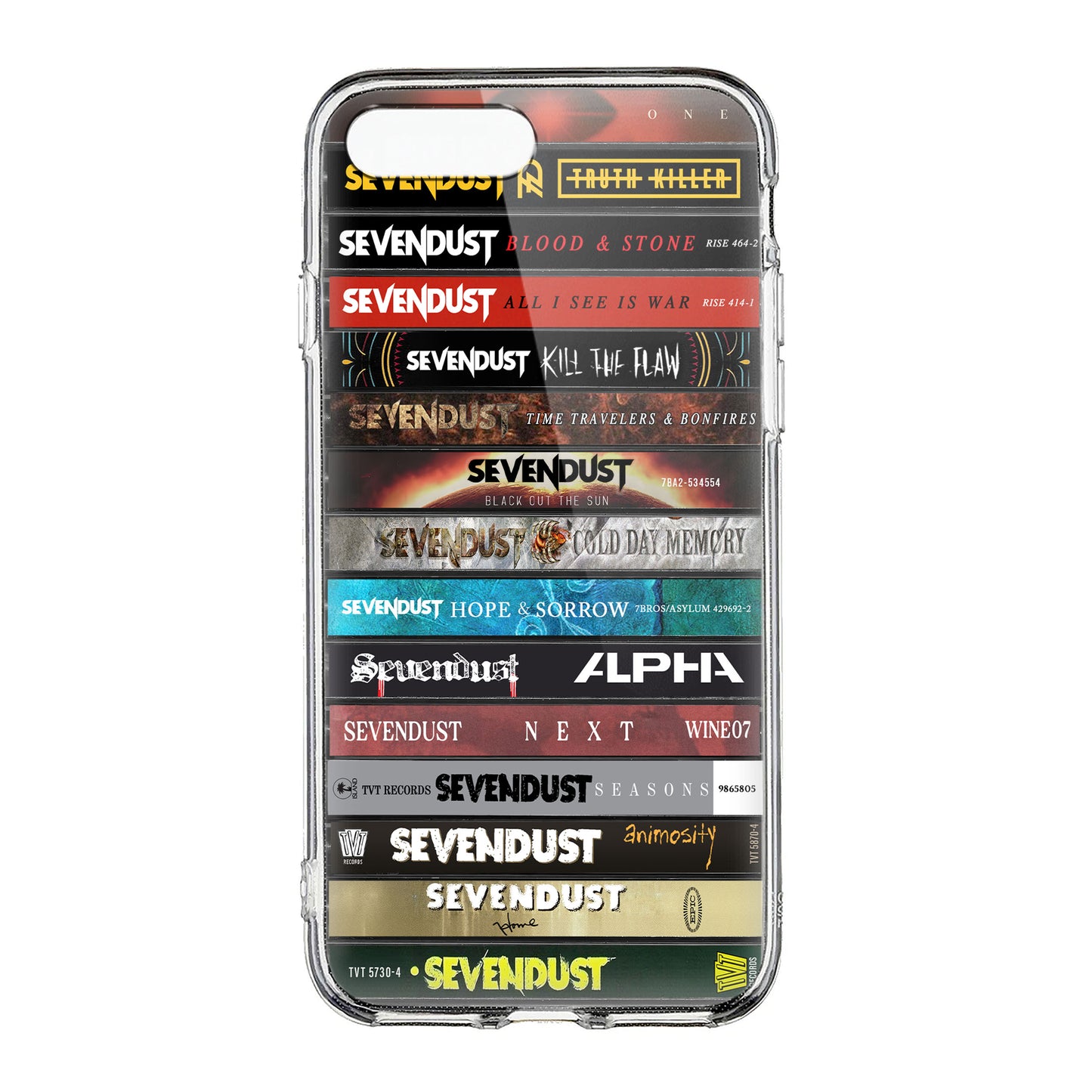 Sevendust Albums Cassette Collection Retro Phone Case