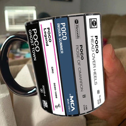 Poco Albums Cassette Collection Retro Accent Mug