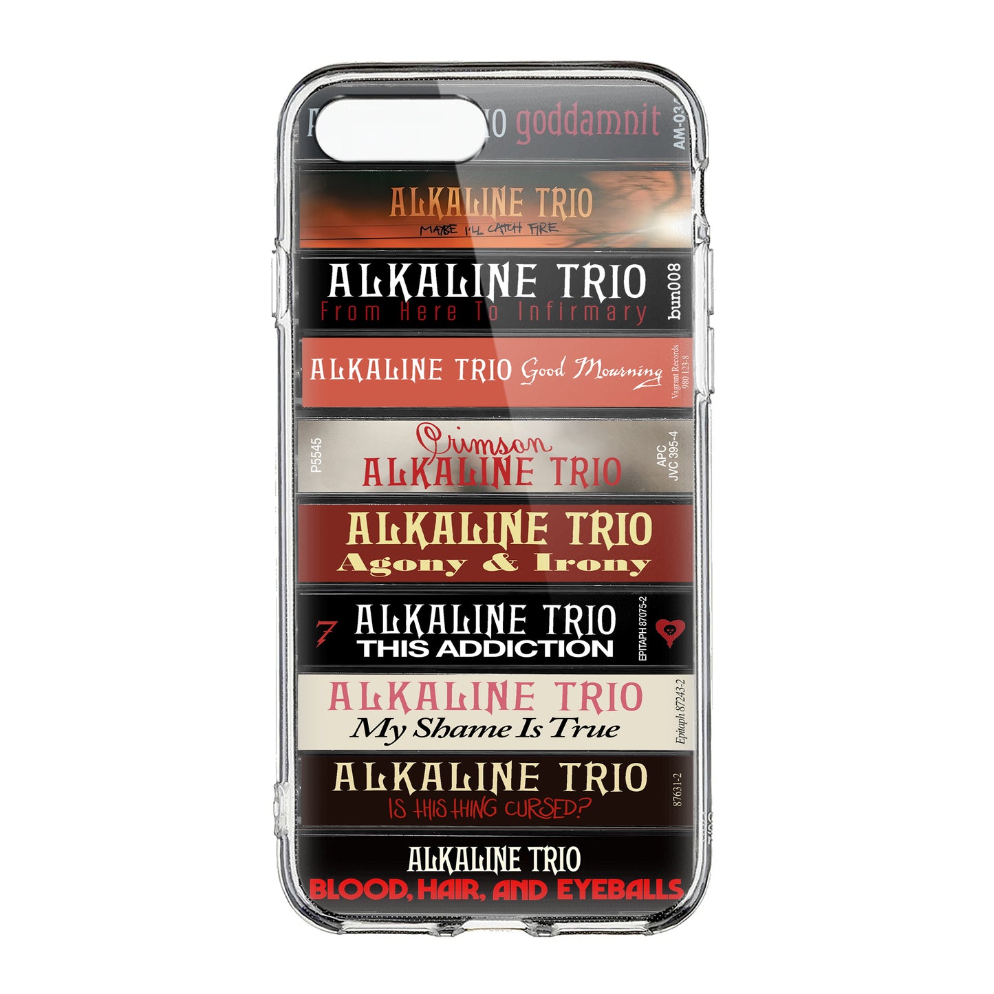 Alkaline Trio Albums Cassette Collection Retro Phone Case