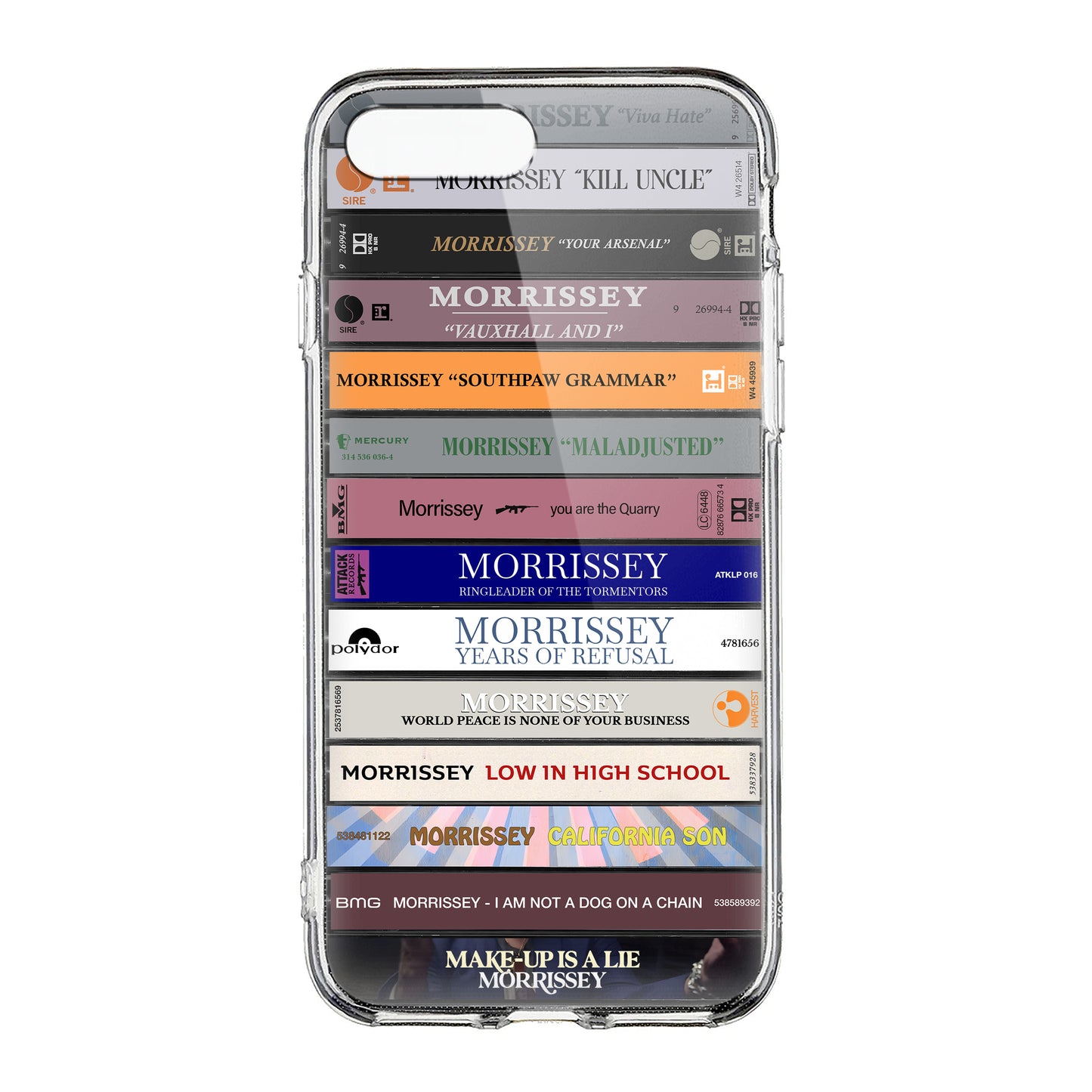 Morrissey Albums Cassette Collection Retro Phone Case