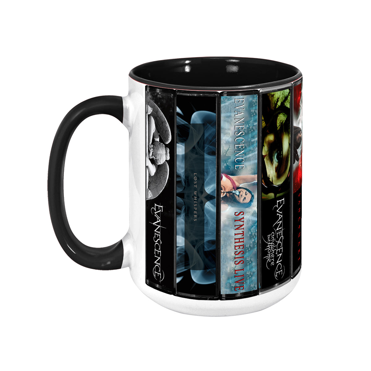 Evanescence Albums Cover Collection Retro Accent Mug