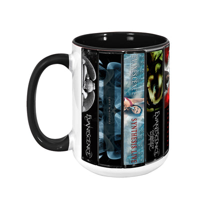 Evanescence Albums Cover Collection Retro Accent Mug