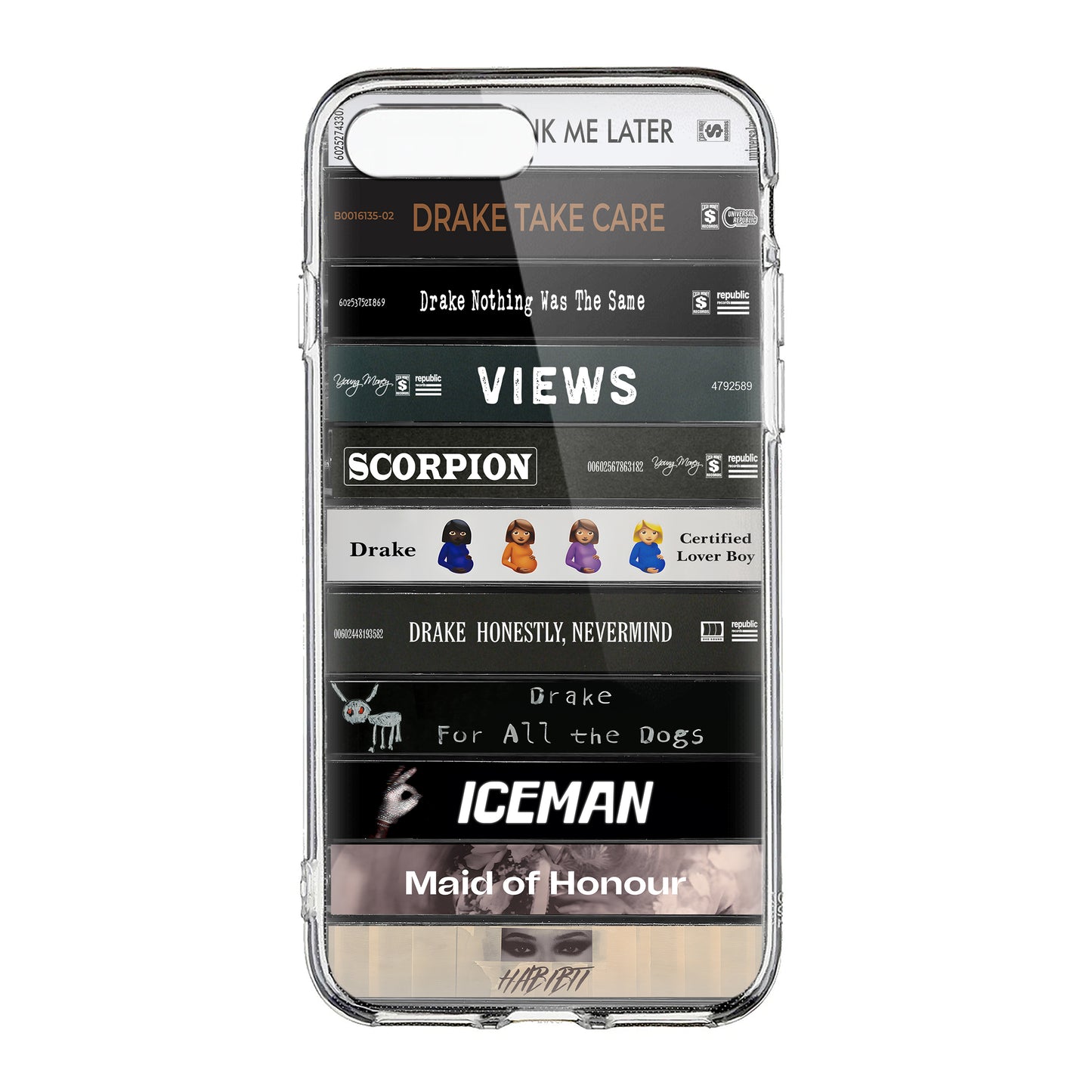 Drake Albums Cassette Collection Retro Phone Case