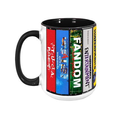 Waterparks Albums Cassette Collection Retro Accent Mug