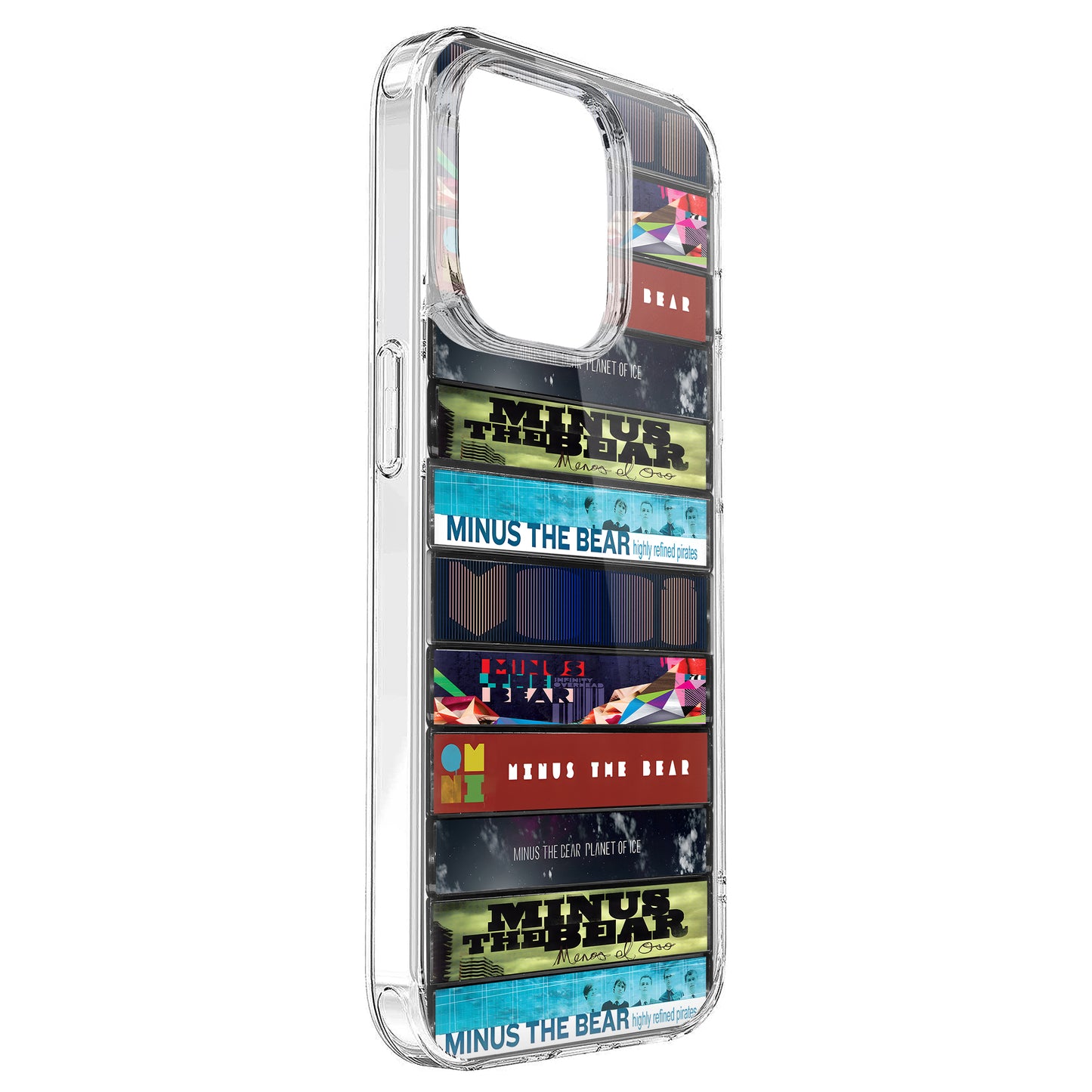 Minus the Bear Albums Cassette Collection Retro Phone Case