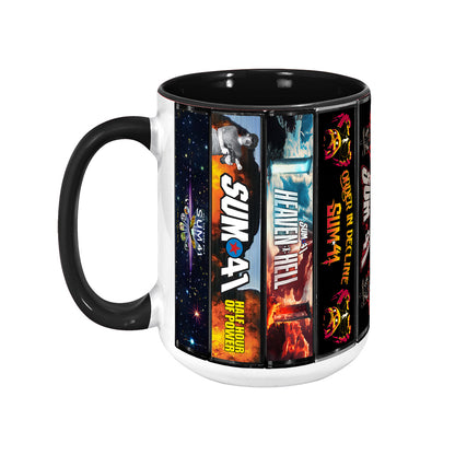 Sum 41 Albums Cassette Collection Retro Accent Mug