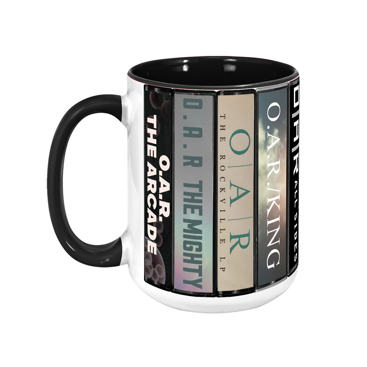 O.A.R. Albums Cassette Collection Retro Accent Mug