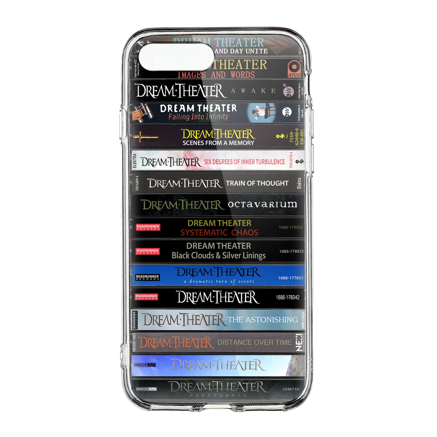 Dream Theater Albums Cassette Collection Retro Phone Case