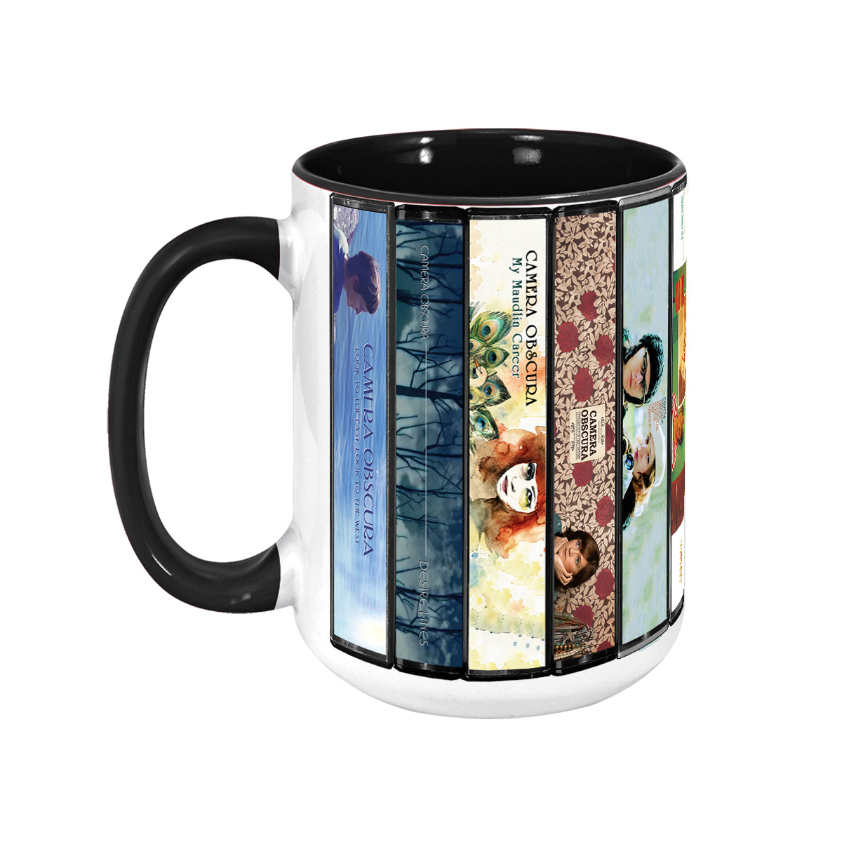Camera Obscura Albums Cassette Collection Retro Accent Mug