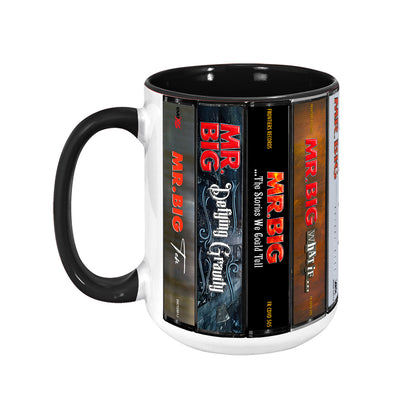 Mr. Big Albums Cassette Collection Retro Accent Mug