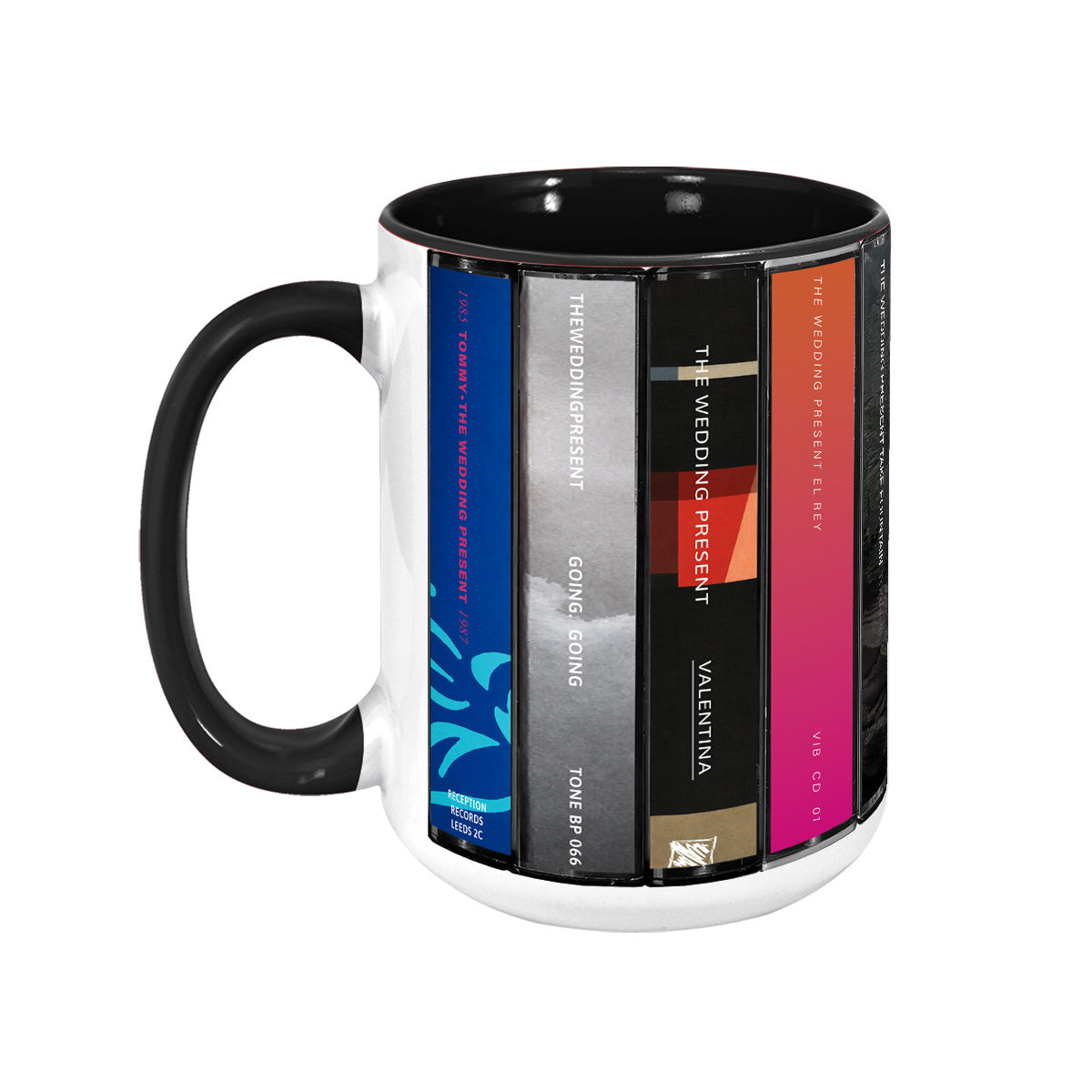 The Wedding Present Albums Cassette Collection Retro Accent Mug