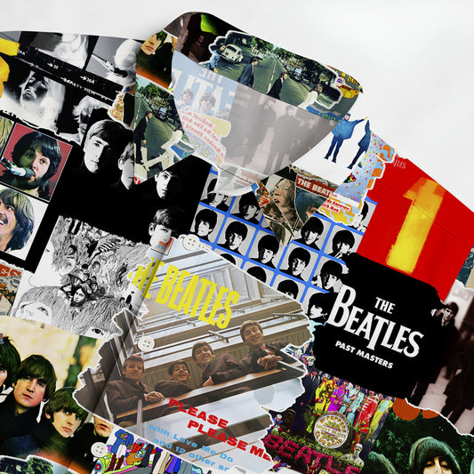 The Beatles Albums Covers Collage Unisex Hawaiian Shirt