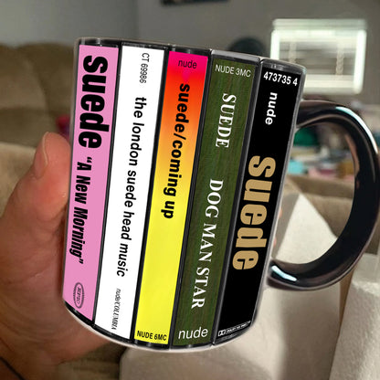 London Suede Albums Cassette Collection Retro Accent Mug