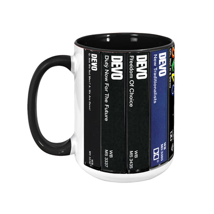 Devo Albums Cassette Retro Collection Accent Mug