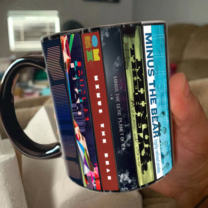 Minus the Bear Albums Cassette Collection Retro Accent Mug