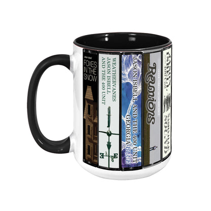 Jason Isbell Albums Cassette Collection Retro Accent Mug