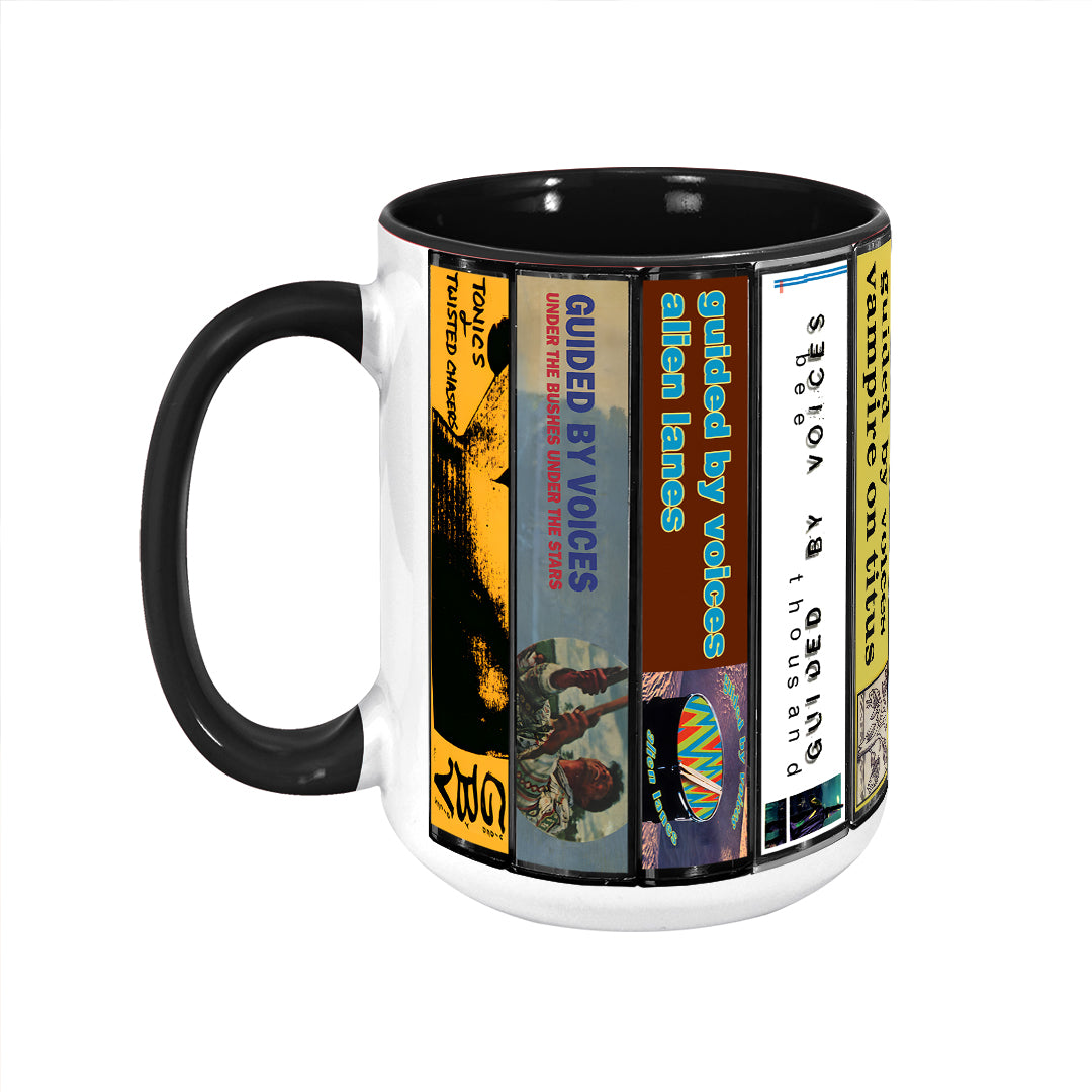 Guided by Voices Albums Cassette Collection Retro Accent Mug